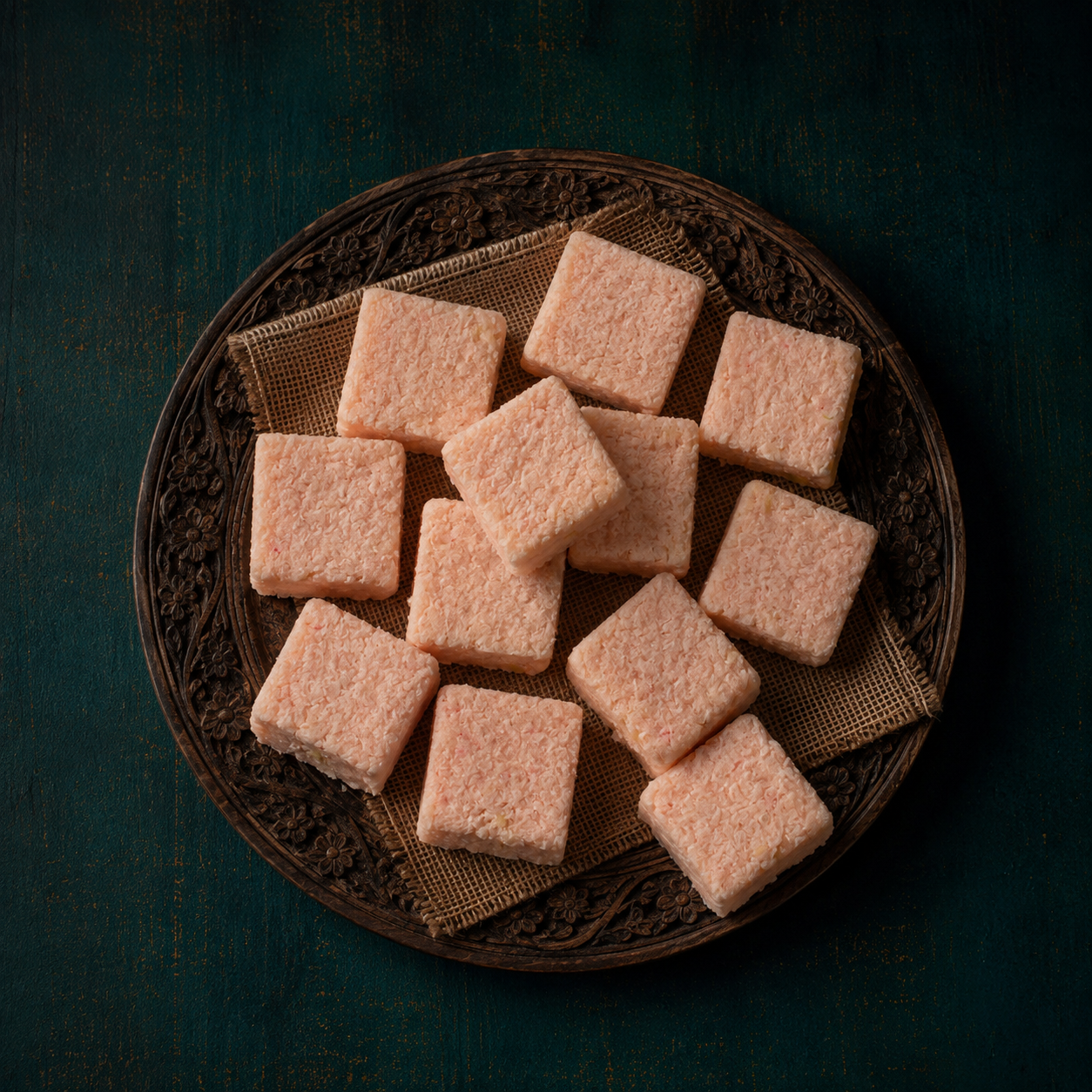 Pink Coconut Kalakand